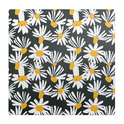 Ochranná podložka na podlahu Retro květinový vzor