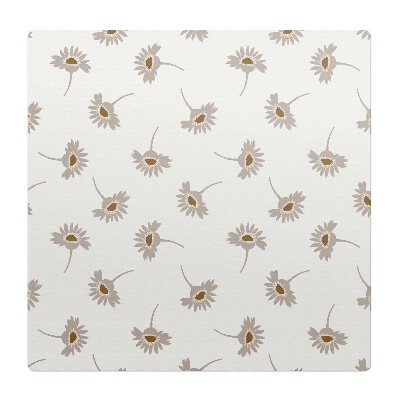 Ochranná podložka pod židli Retro květinový vzor