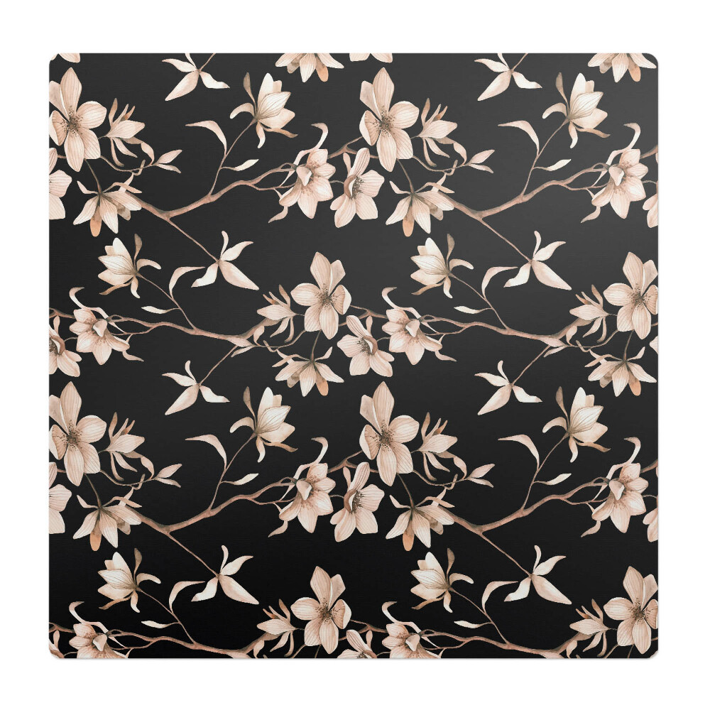 Ochranná podložka na podlahu Vintage květinový vzor