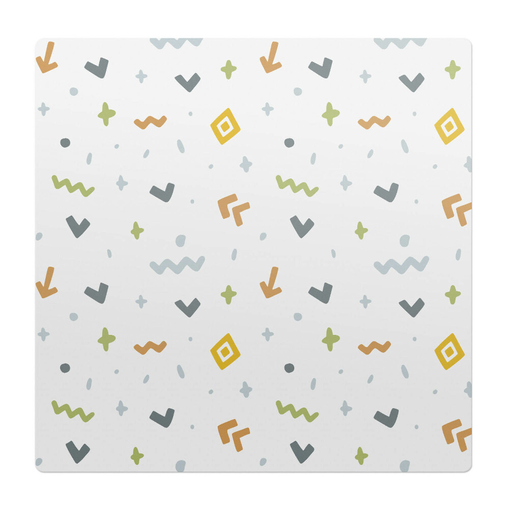 Podložka pod židli Geometrické vzory