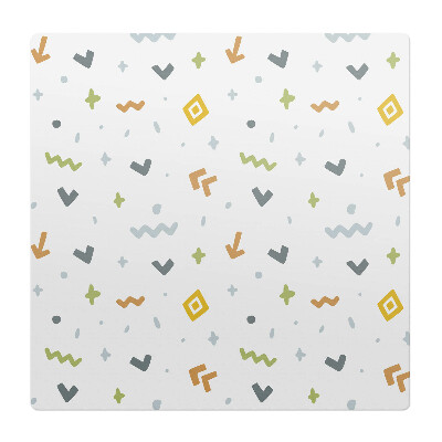 Podložka pod židli Geometrické vzory