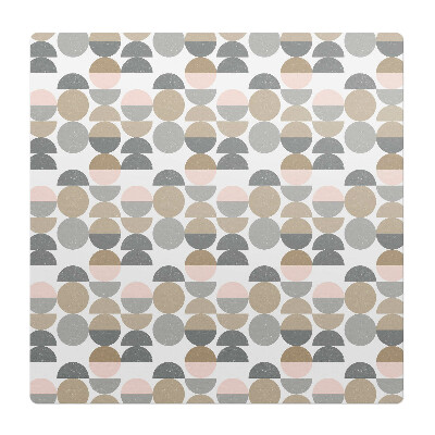 Ochranná podložka na podlahu Geometrické půlkruhy