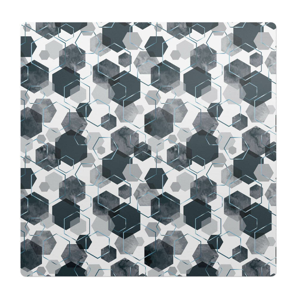 Ochranná podložka pod židli Geometrické šestiúhelníky