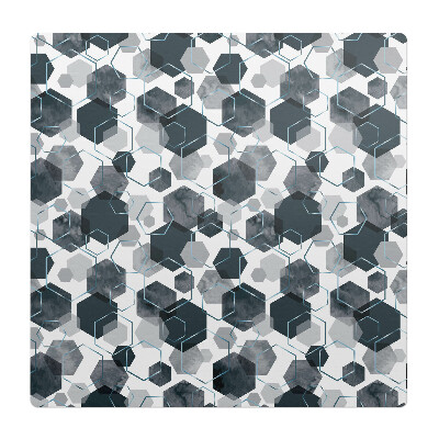 Ochranná podložka pod židli Geometrické šestiúhelníky