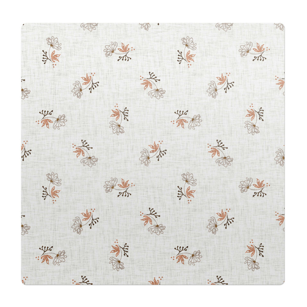 Ochranná podložka pod židli Jemné retro květiny