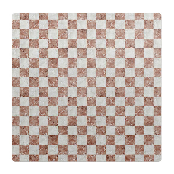 Podložka pod křeslo Mramorová šachovnice