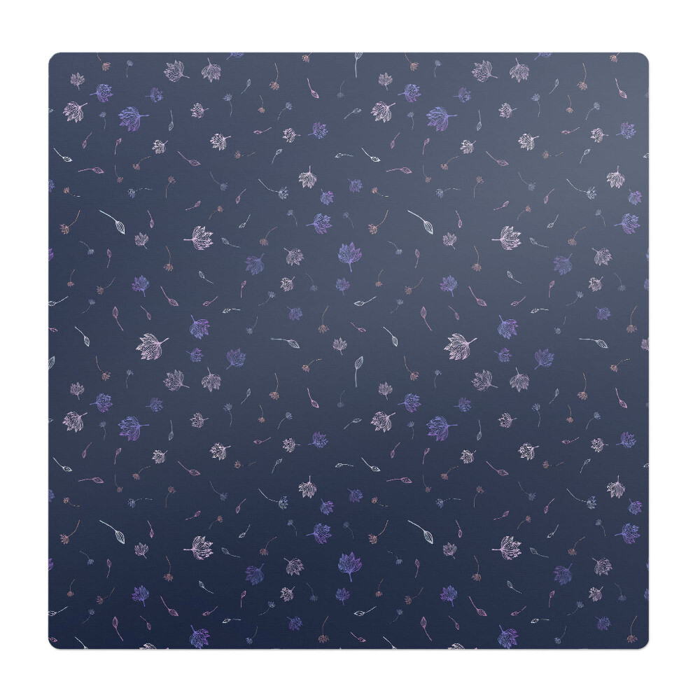 Podložka pod křeslo Květinový noční vzor