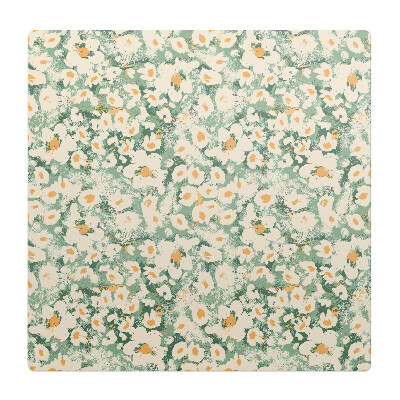 Podložka pod židli Retro květinový vzor