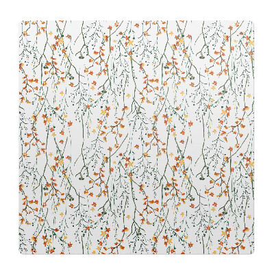 Podložka pod křeslo Podzimní květiny větvička