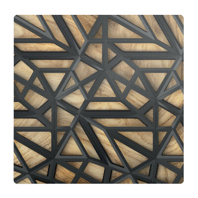 Ochranná podložka pod židli Geometrický 3D vzor