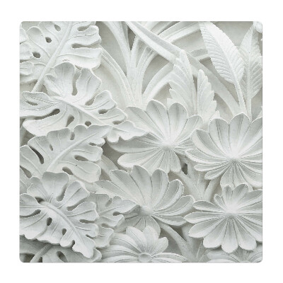 Podložka pod židli Květinový reliéf