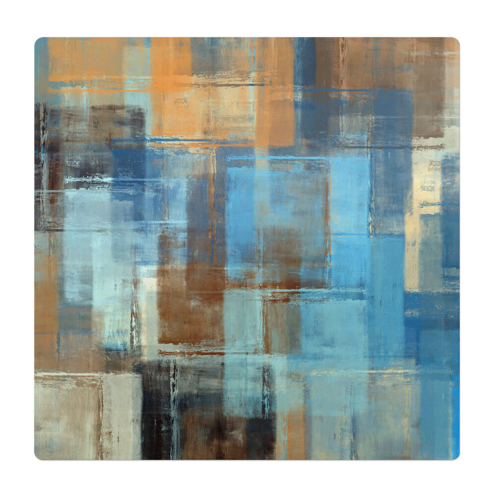 Podložka pod židli Abstraktní obdélníky