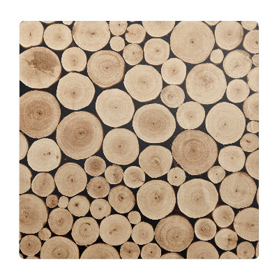 Podložka pod křeslo Dřevěné kruhy