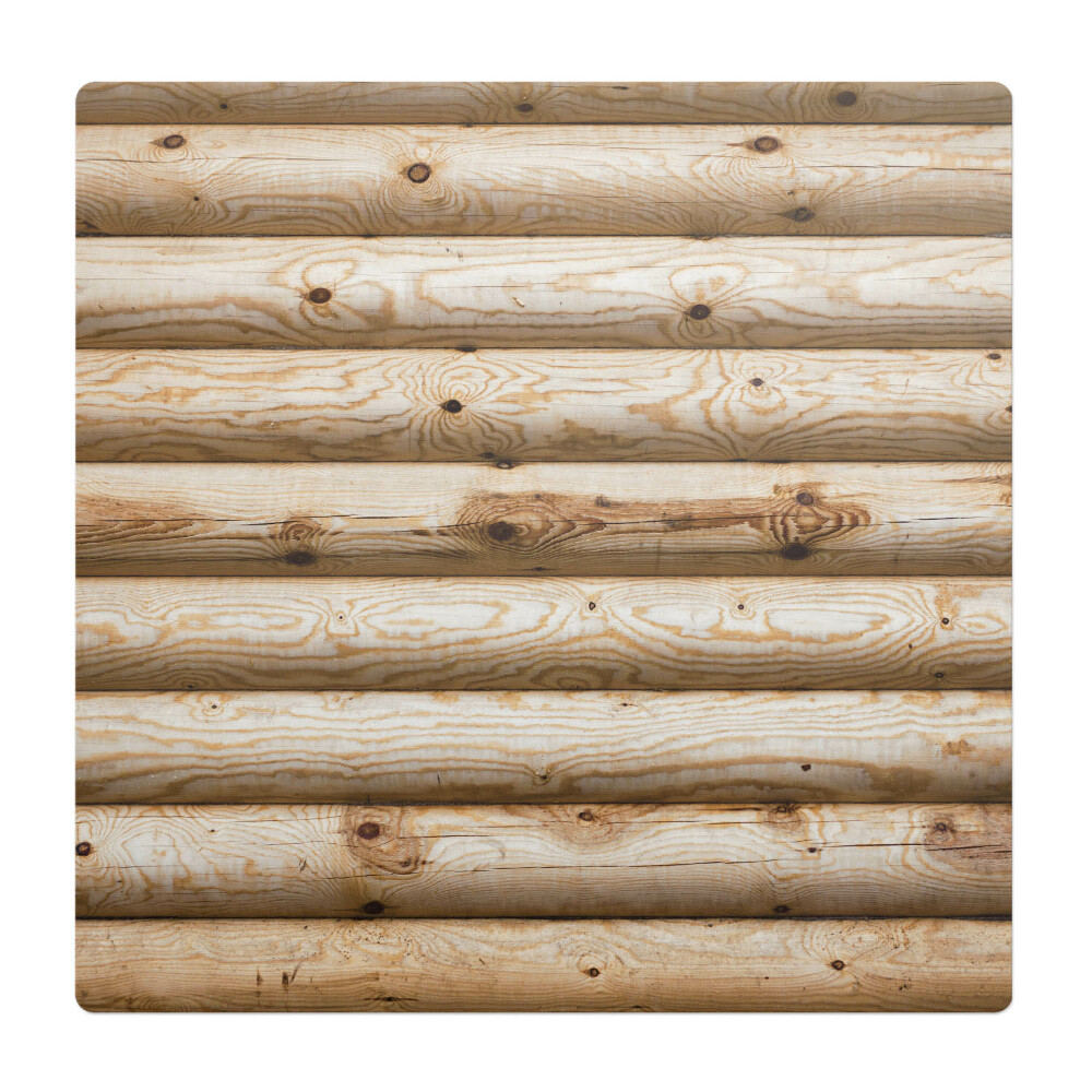 Podložka pod židli Dřevěné klády v řadě