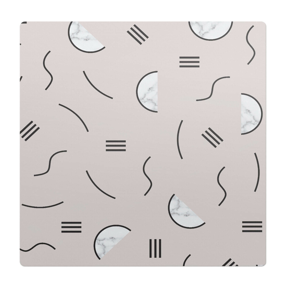 Podložka pod židli Geometrický vzor