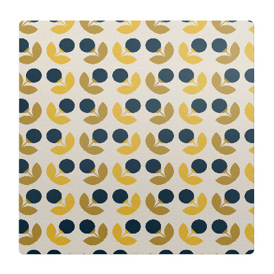 Ochranná podložka pod židli Geometrický květinový vzor