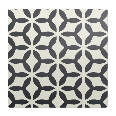 Podložka pod židli Geometrický květinový vzor