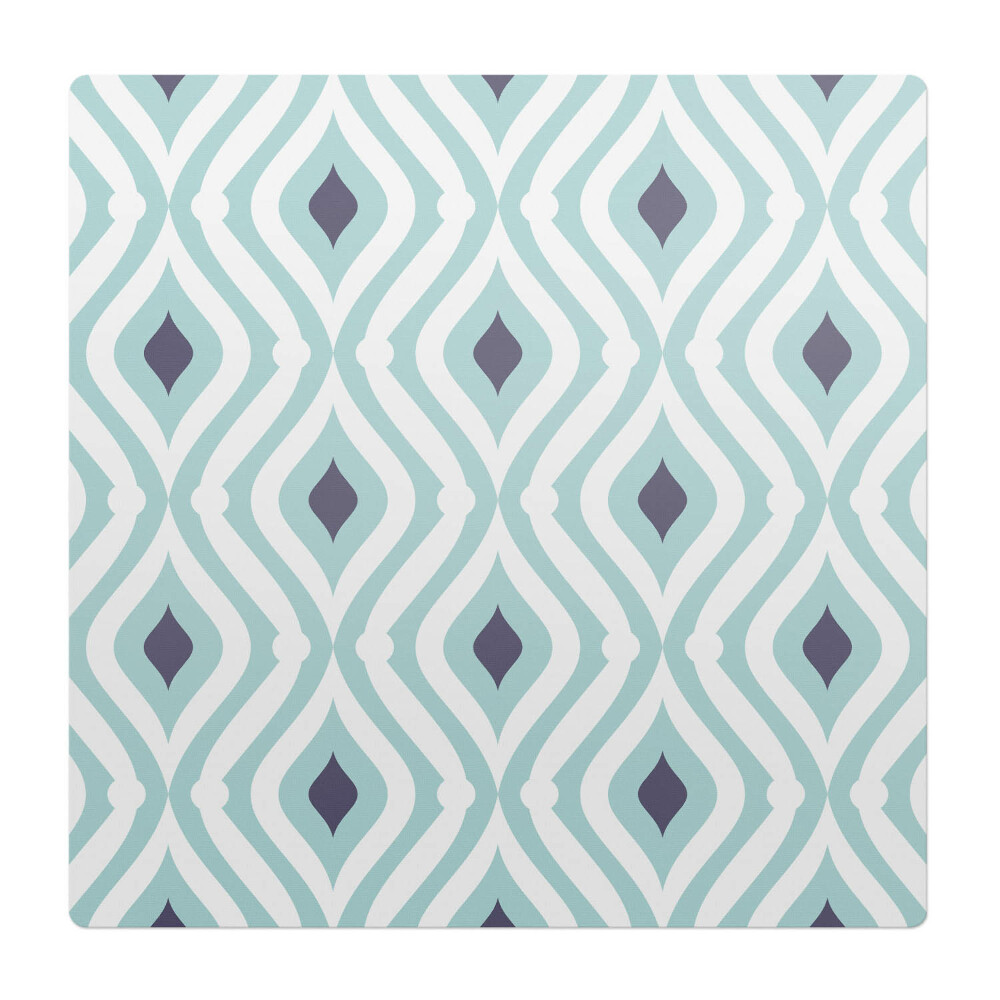 Ochranná podložka pod židli Geometrický retro vzor