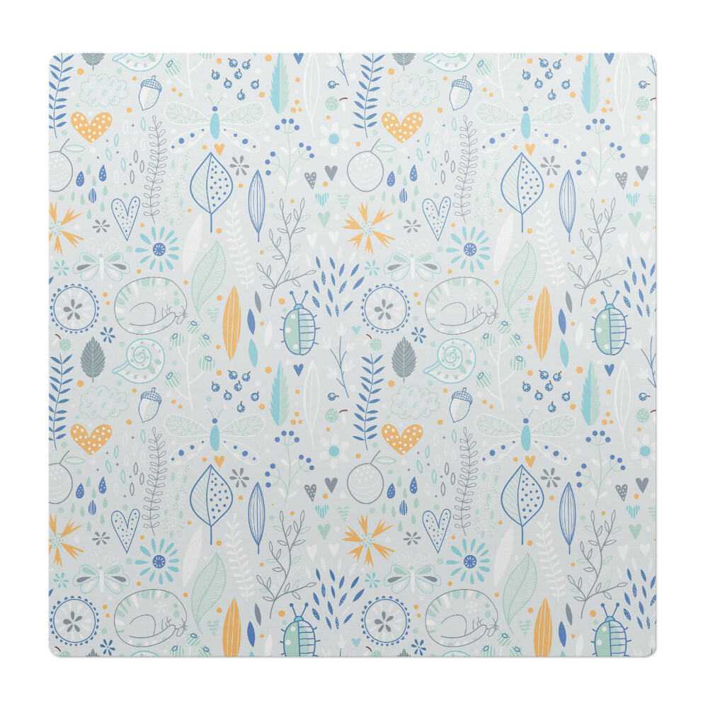 Podložka pod křeslo Jemný vzor přírody