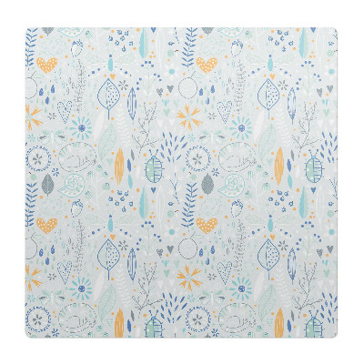 Podložka pod křeslo Jemný vzor přírody