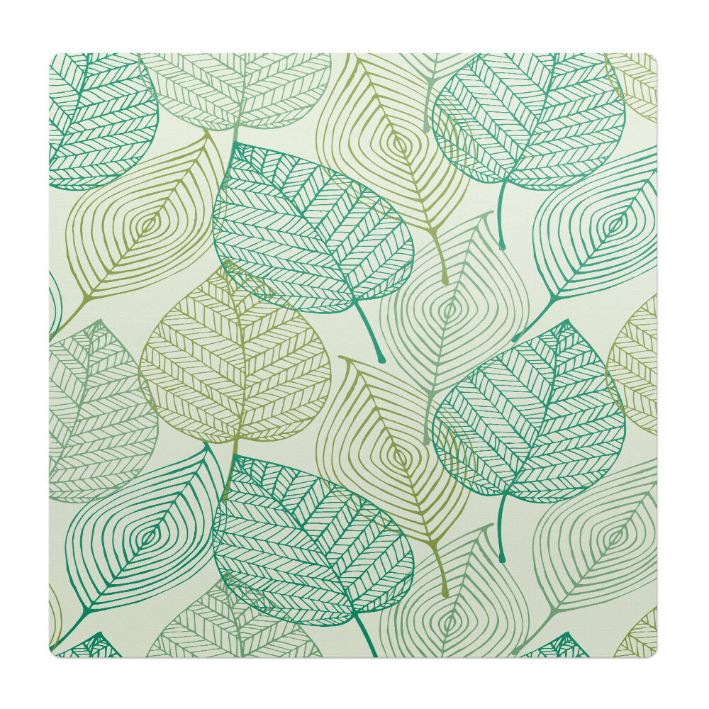 Podložka pod židli Vzorované listy