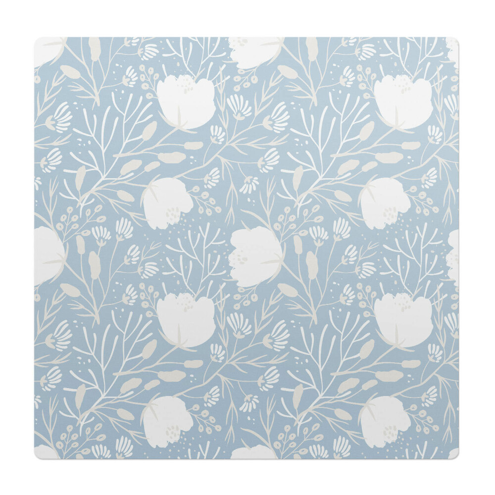 Ochranná podložka pod židli Retro květinový vzor