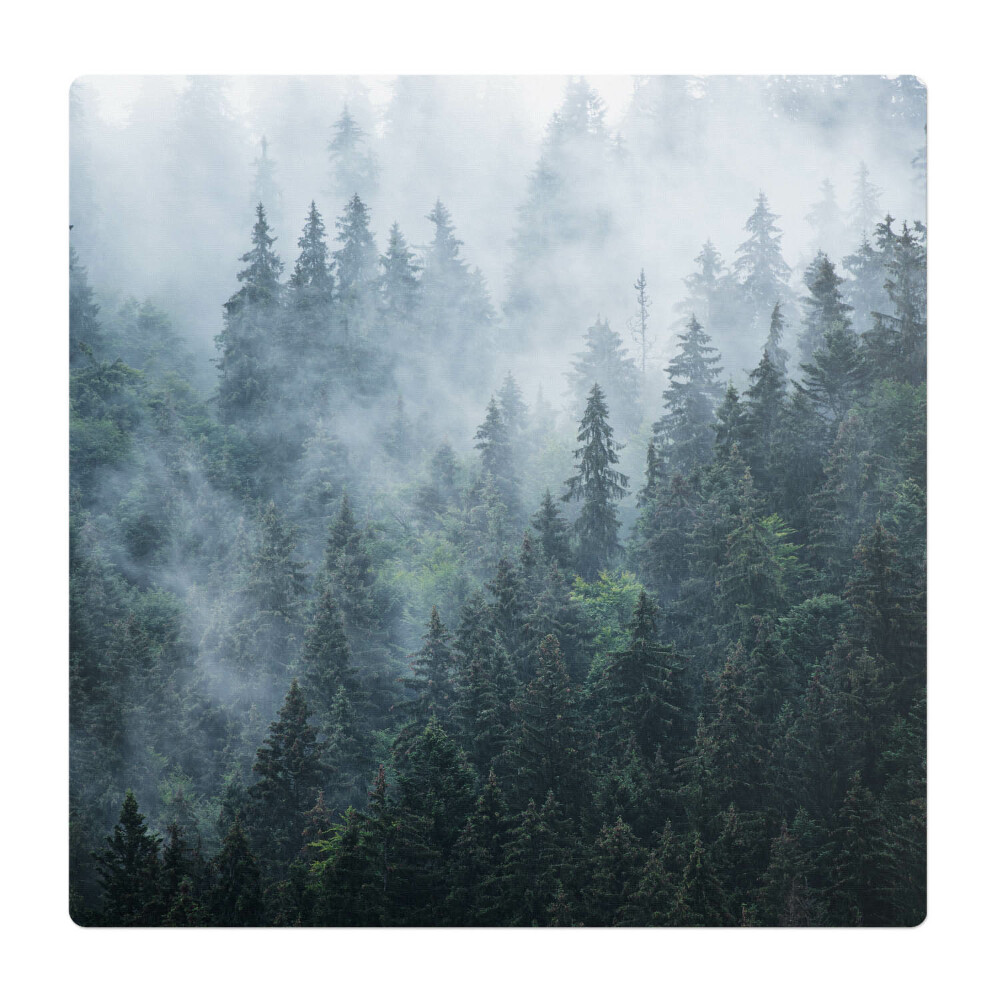 Podložka pod křeslo Mlžný jehličnatý les