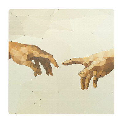 Podložka pod křeslo Geometrické ruce