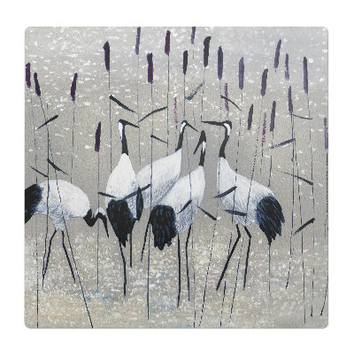 Ochranná podložka na podlahu Jeřábi v rákosí