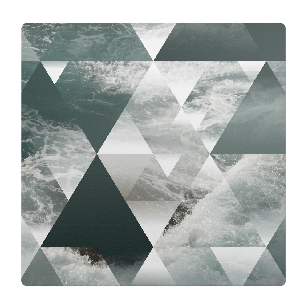 Podložka pod židli Geometrické vlny