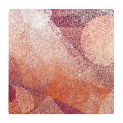 Ochranná podložka pod židli Abstraktní kruhy