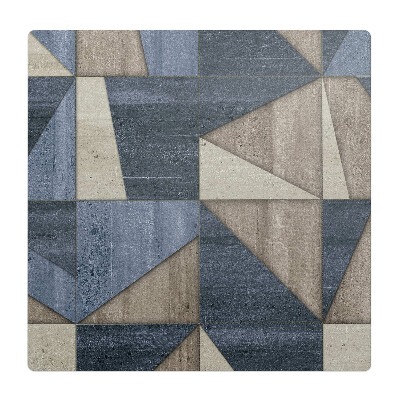 Ochranná podložka na podlahu Geometrické trojúhelníky