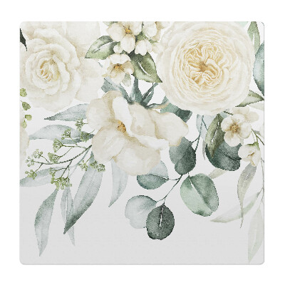 Ochranná podložka na podlahu Vintage květinový vzor