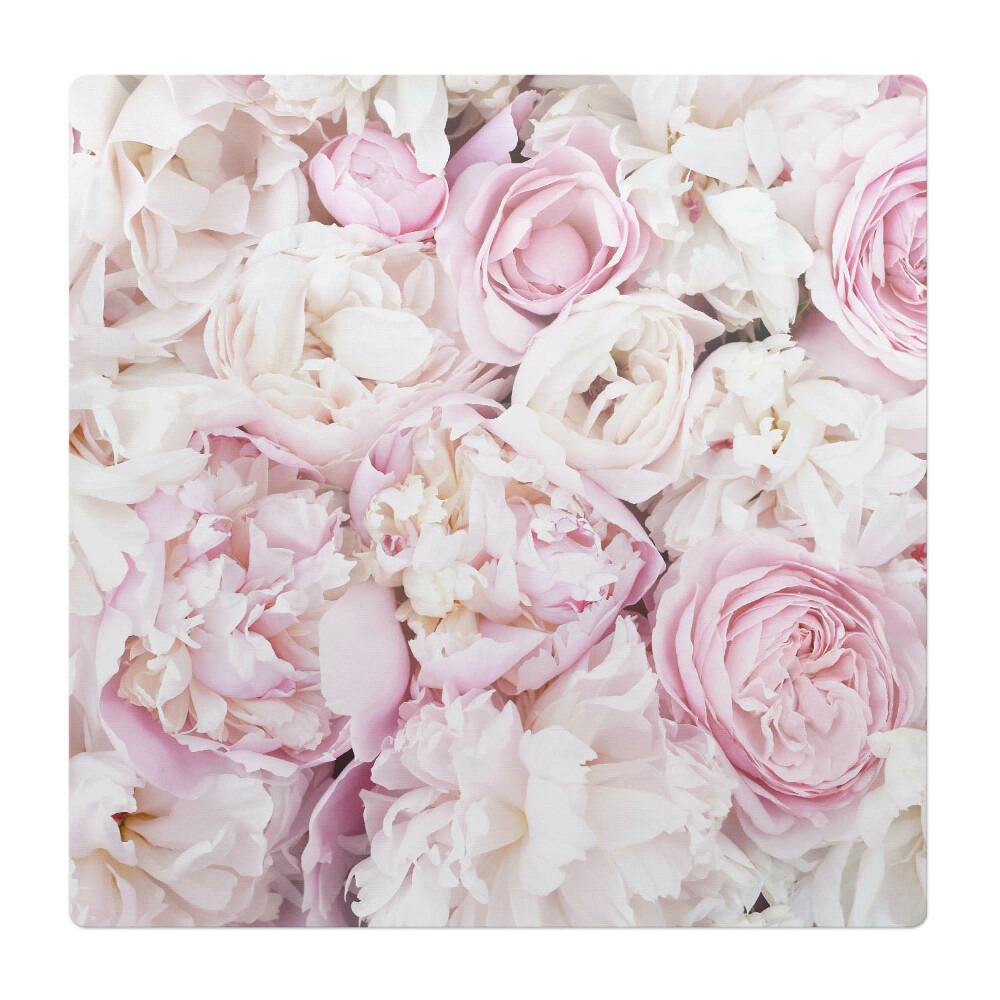 Ochranná podložka pod židli Pastelové pivoňky