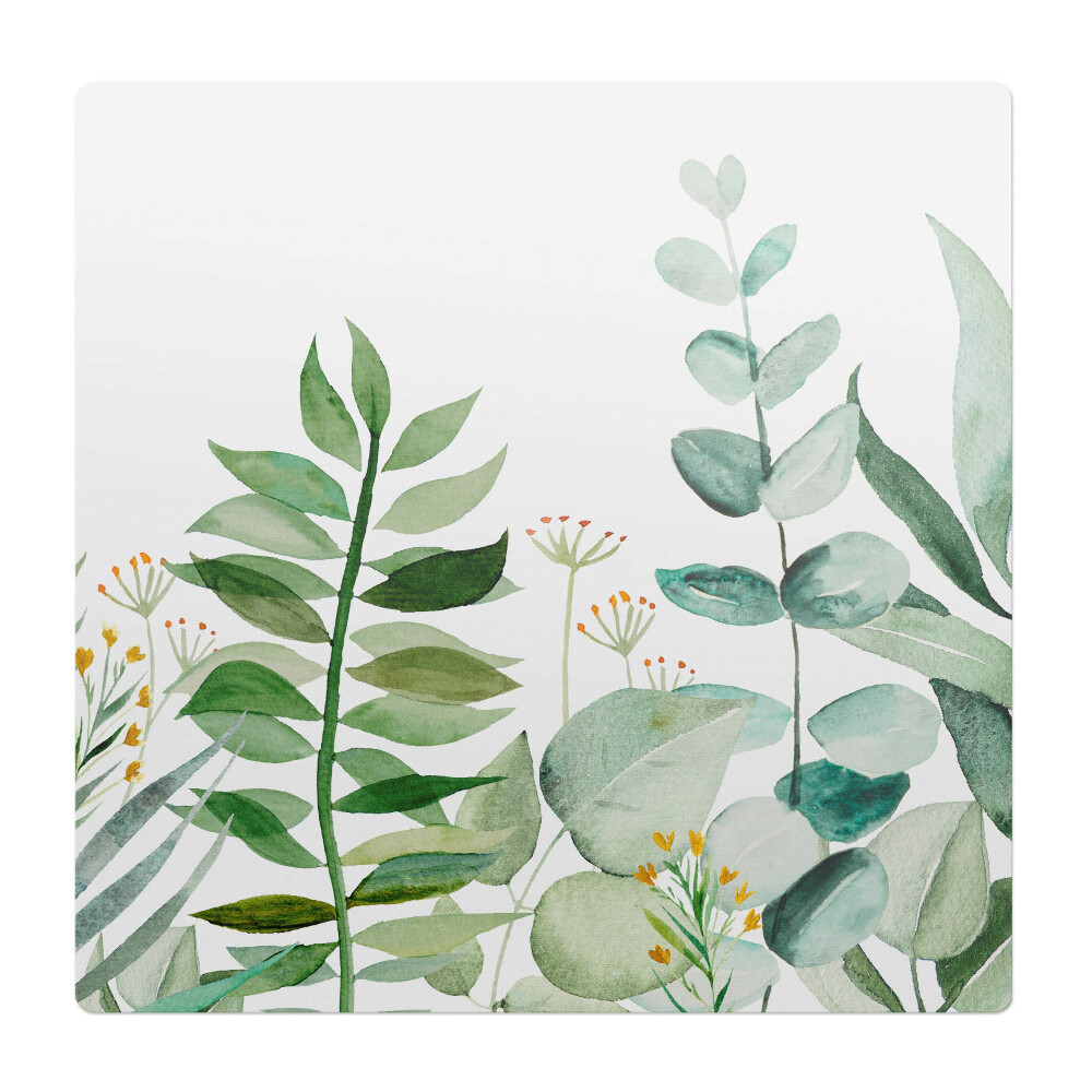 Ochranná podložka pod židli Akvarelové listy