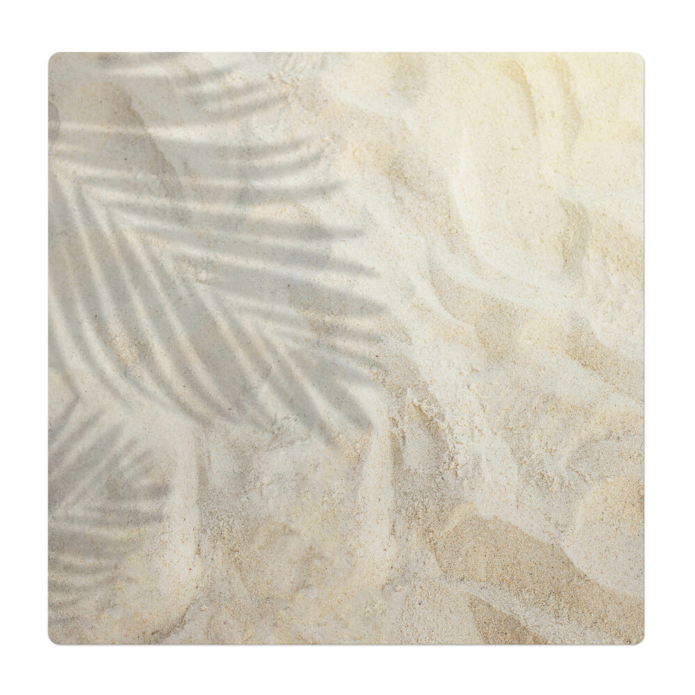 Ochranná podložka pod židli Stíny listí na písku