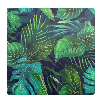 Podložka pod křeslo Tropické listy