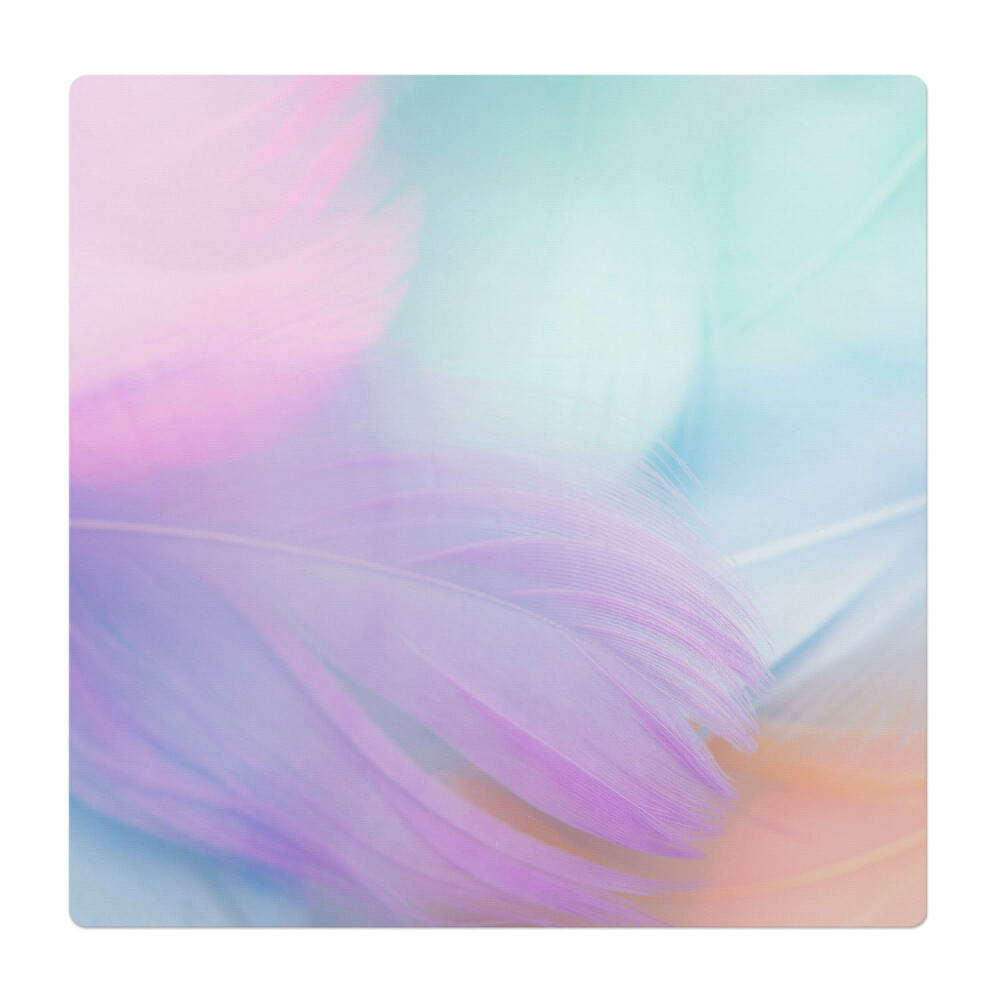 Ochranná podložka na podlahu Pastelové peří