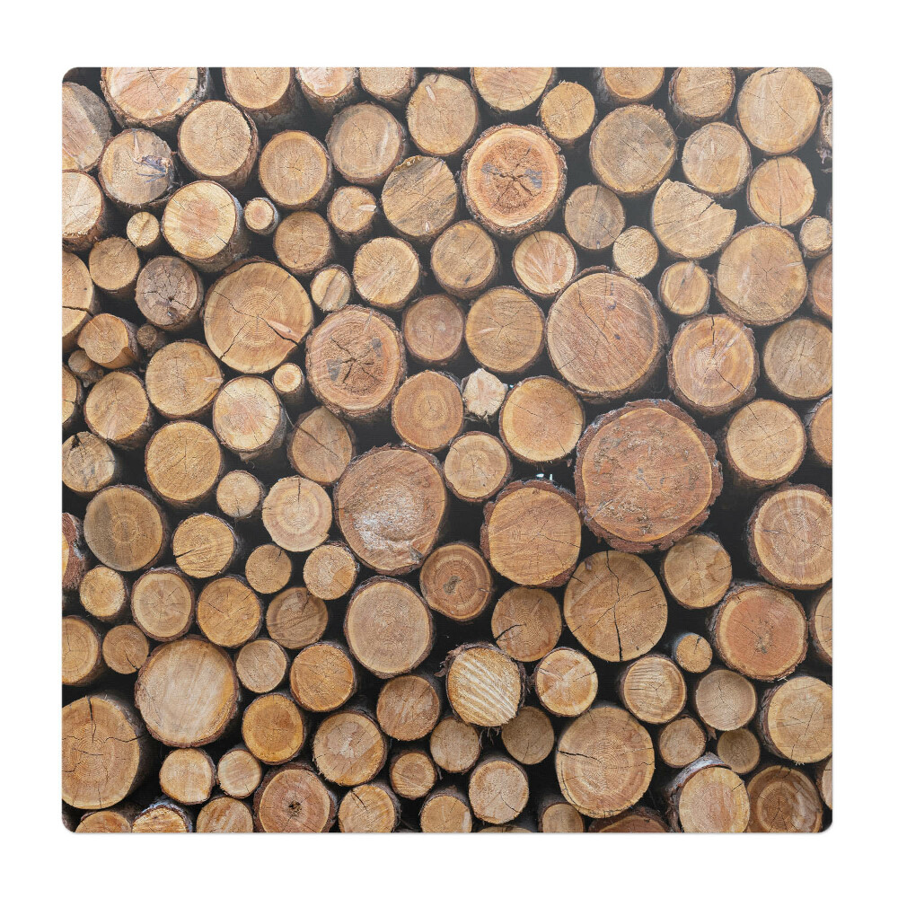 Ochranná podložka pod židli Hromady dřevěných polen