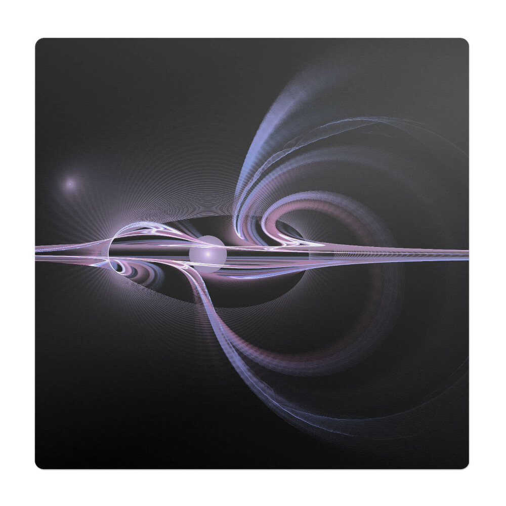 Podložka pod křeslo Fraktální spirála