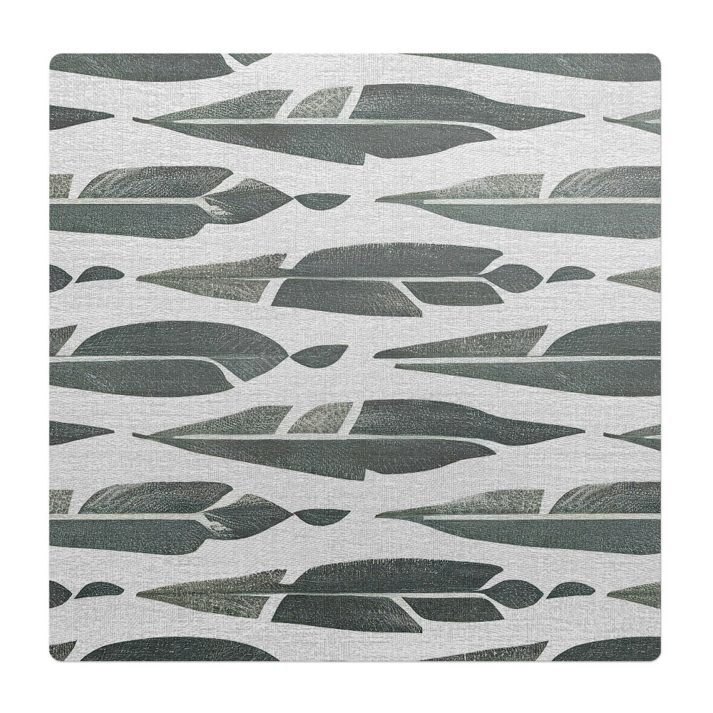 Ochranná podložka pod židli Abstraktní listy