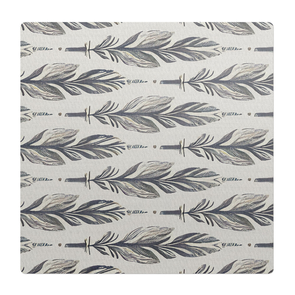 Podložka pod židli Peří v horizontálním uspořádání