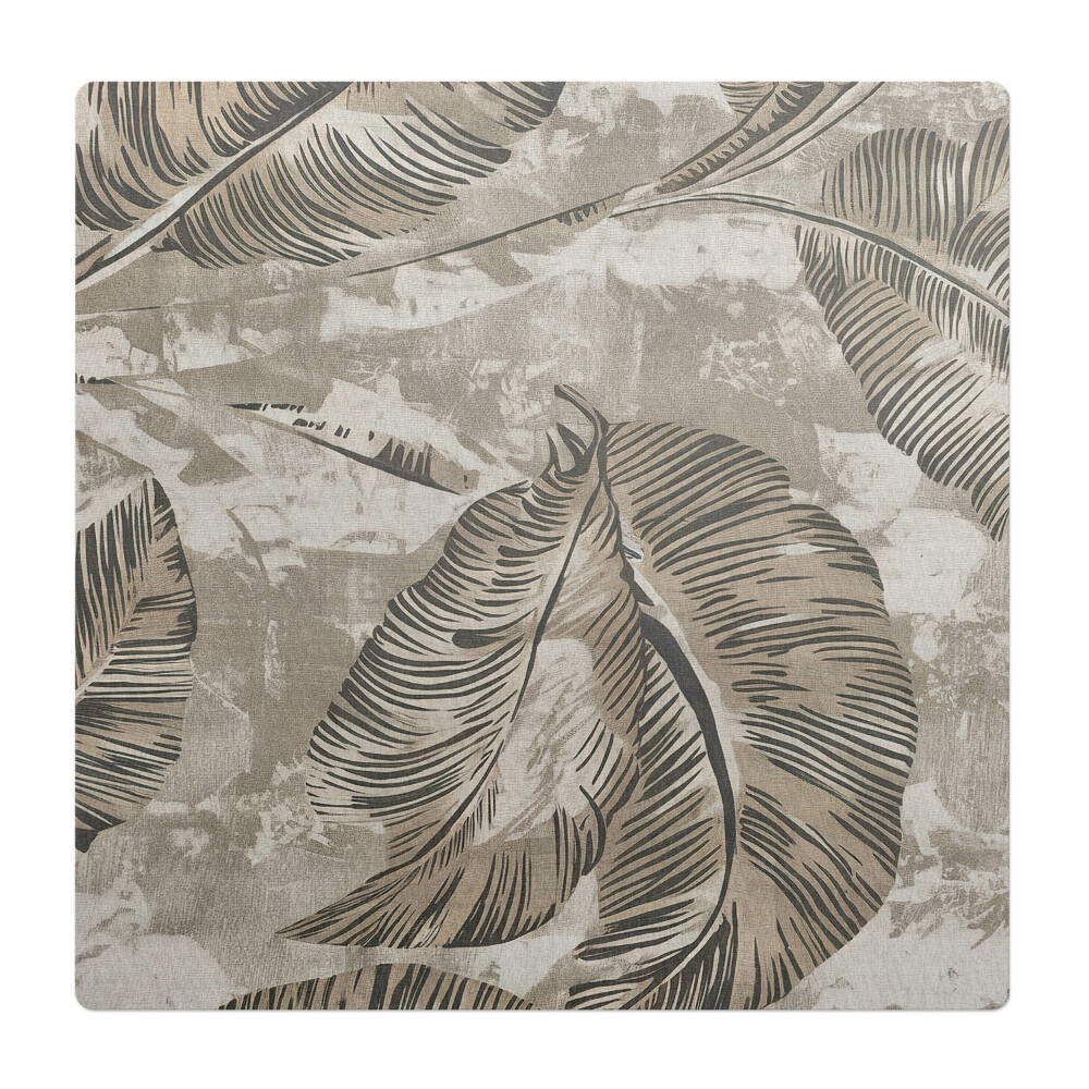 Podložka pod křeslo Listy na plátně