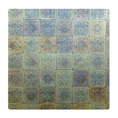 Podložka pod křeslo Retro vintage dlaždice