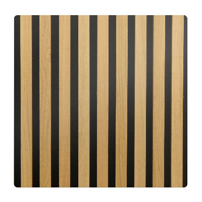 Podložka pod židli Svislé pruhy ze dřeva