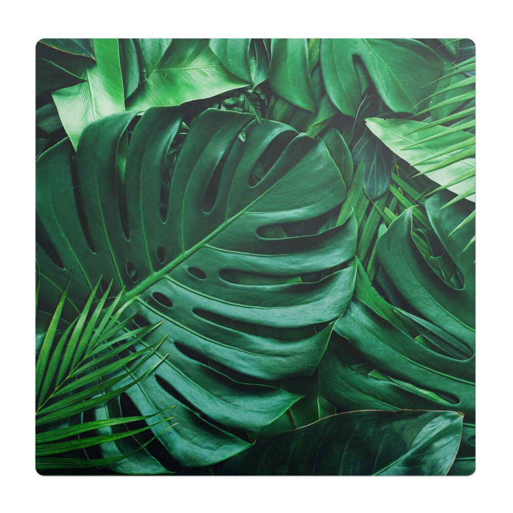 Ochranná podložka pod židli Tropické listy