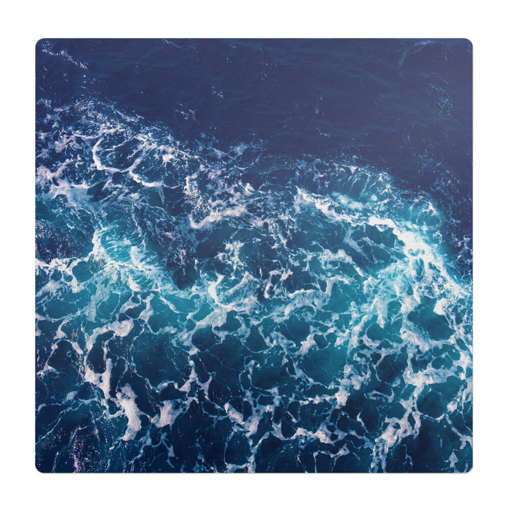 Podložka pod křeslo Mořské vlny v pohybu