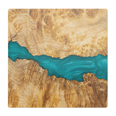 Ochranná podložka na podlahu Dřevěný vzor s pryskyřicí