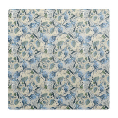 Podložka pod židli Akvarelové listy