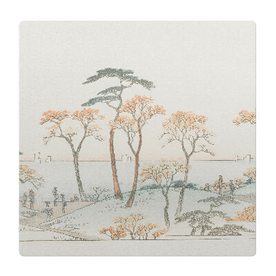 Podložka pod křeslo Stromy u vody